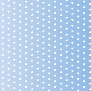 Spring Blue Heart Shape Pattern